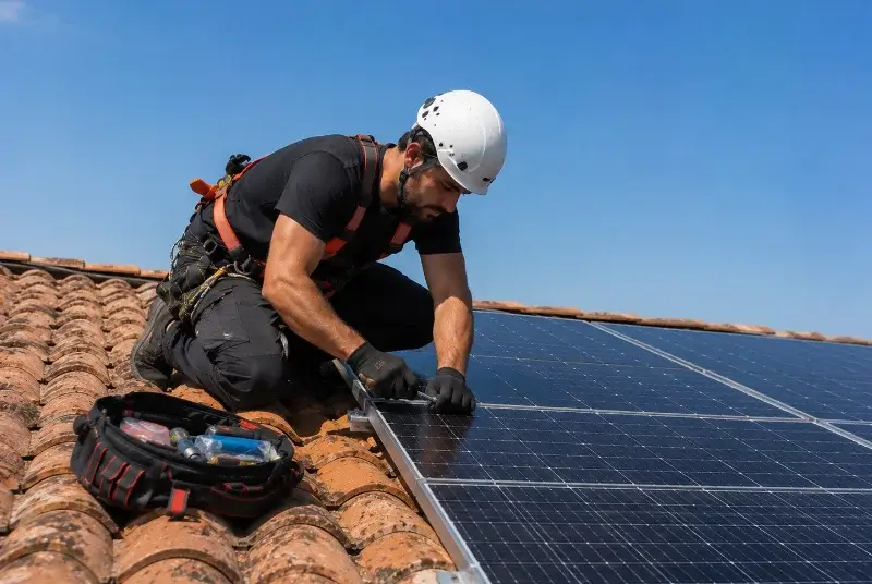 Maintenance et monitoring de panneaux solaires à Milhac-de-Nontron