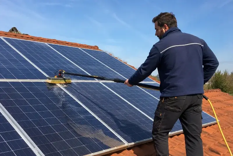 Nettoyage et entretien de panneaux solaires à Milhac-de-Nontron